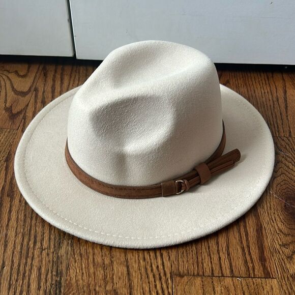 Neutral Wide Brim Hat - Picture 1 of 4